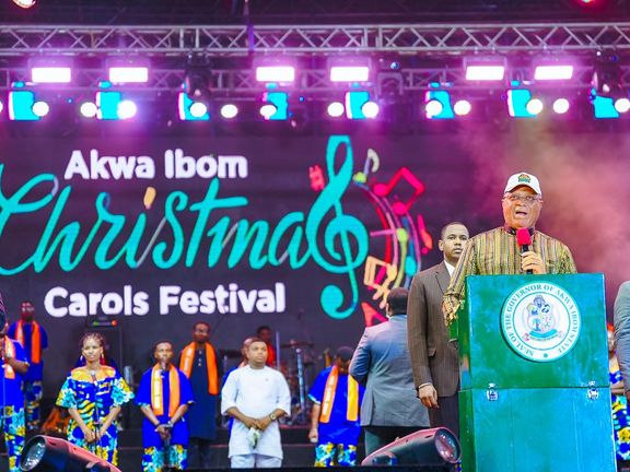Photograph from a previous edition of the Akwa Ibom State Christmas Carol Night
